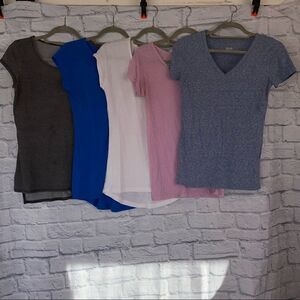 Champion American eagle mossimo Bobbie Brooks short sleeve top bundle women sz S